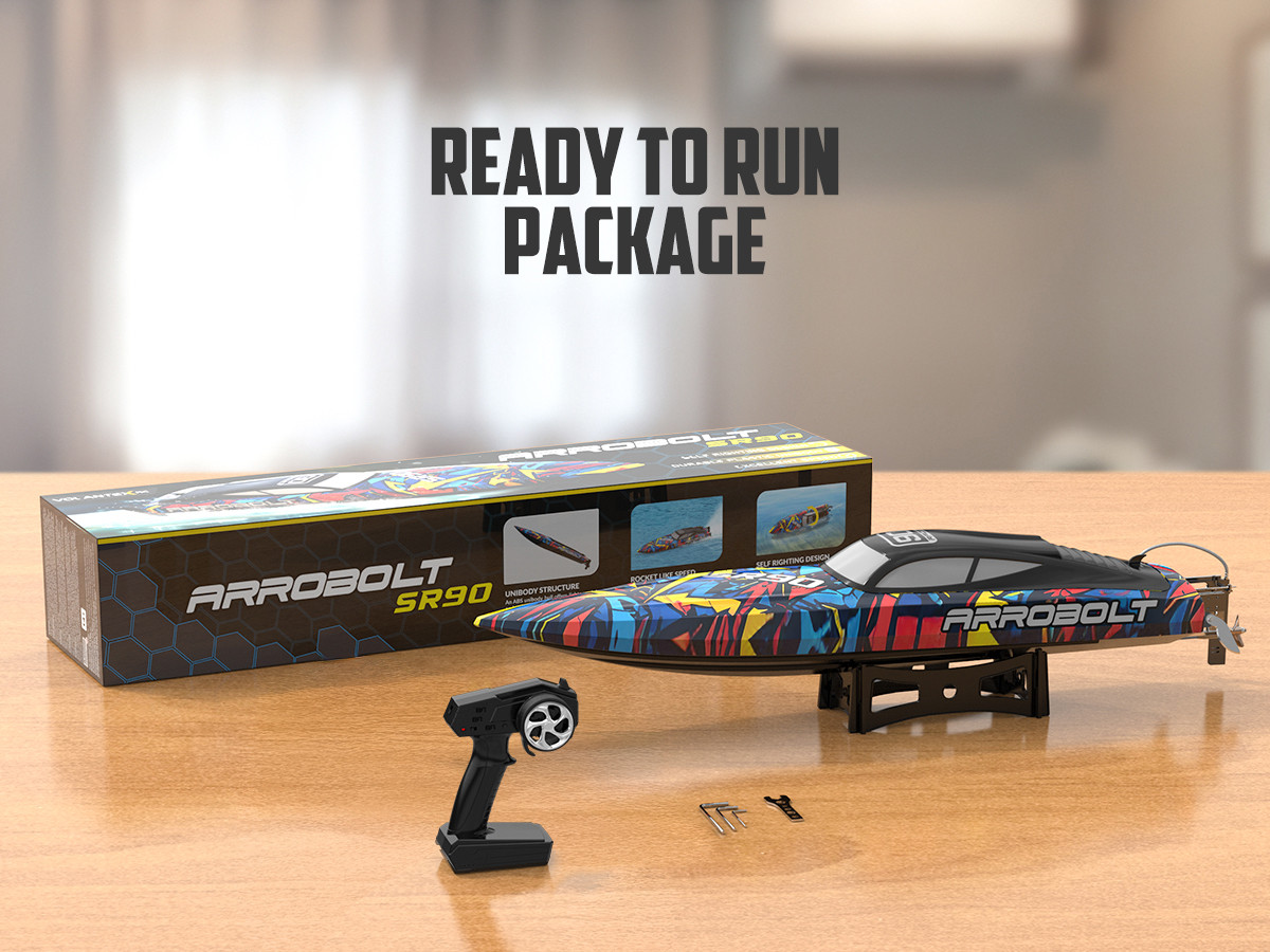 Volantex Vector SR90 Brushless 900mm ARTR  w/o battery, charger, Fast Racing RC Boat for Adults 798-5