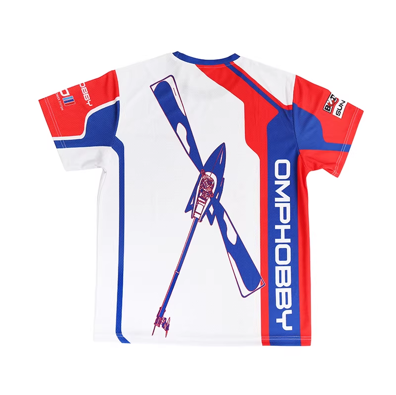 Sunnysky OMPHOBBY Model Airplane Pilot Quick-Dry T-Shirt, Official Merchandise, Breathable and Comfortable Short-Sleeve