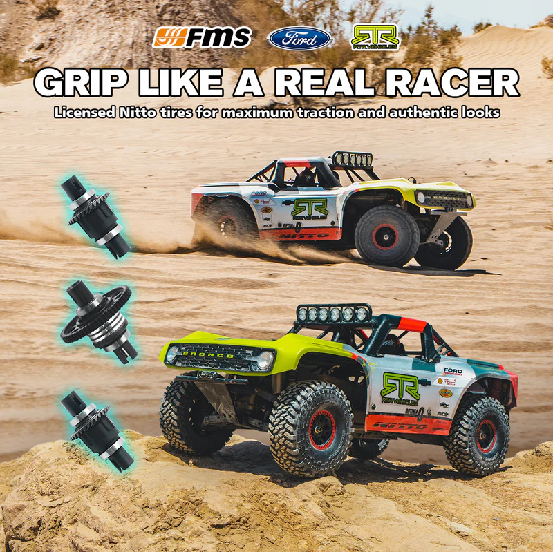 FMS 1:7 Ford Bronco RTR EB Brushless 4WD RS RC Truck