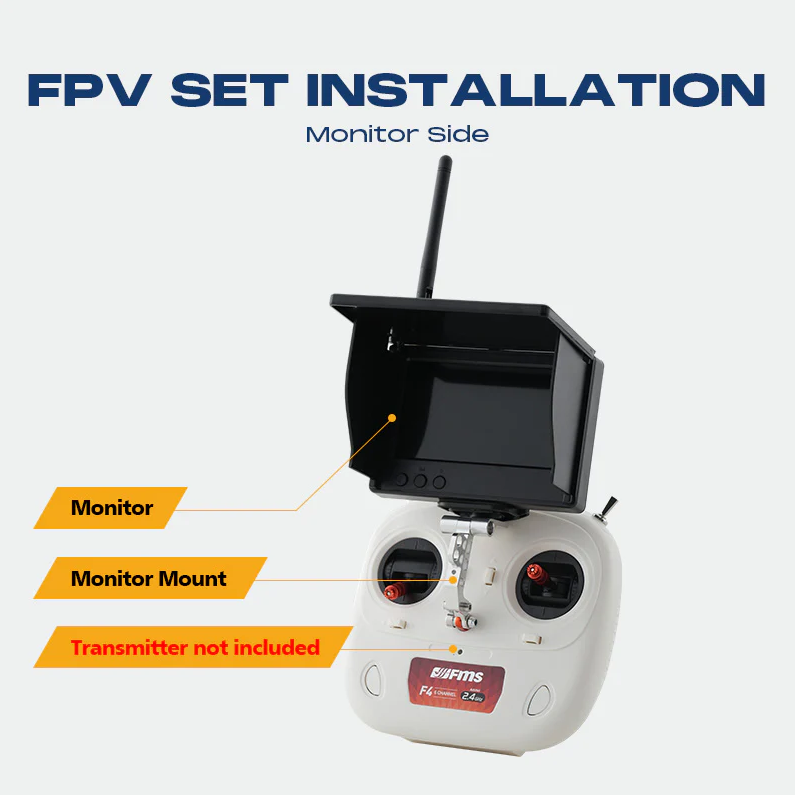 FMS 5.8G Analog FPV Set FPVALSET01