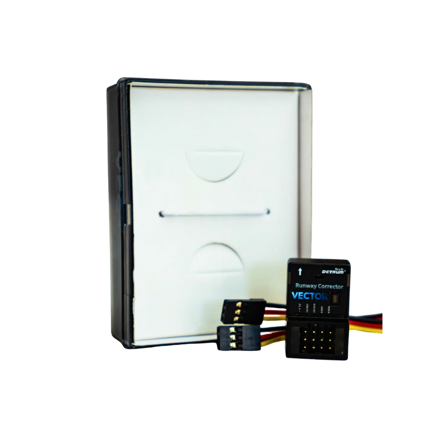 Detrum Vector Runway Corrector Anti-Sideslip Takeoff Front wheel Gyro for RC Plane Plug and play DY-V001