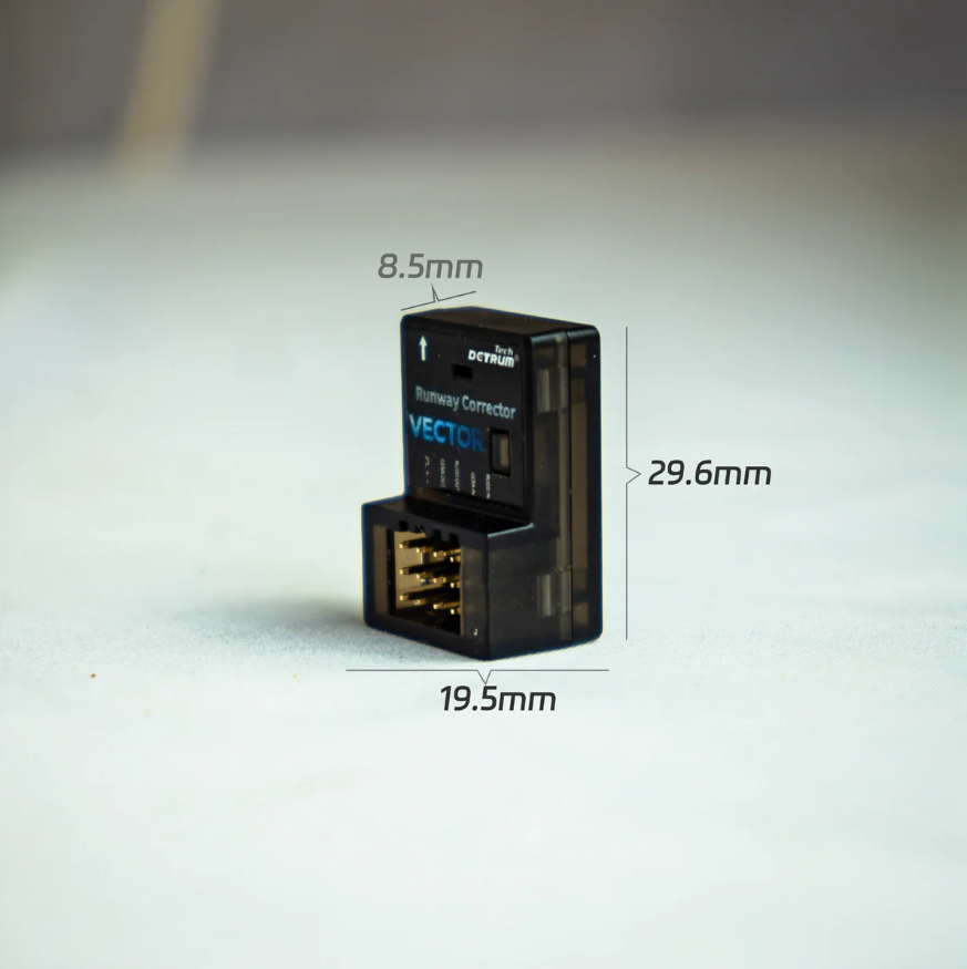 Detrum Vector Runway Corrector Anti-Sideslip Takeoff Front wheel Gyro for RC Plane Plug and play DY-V001