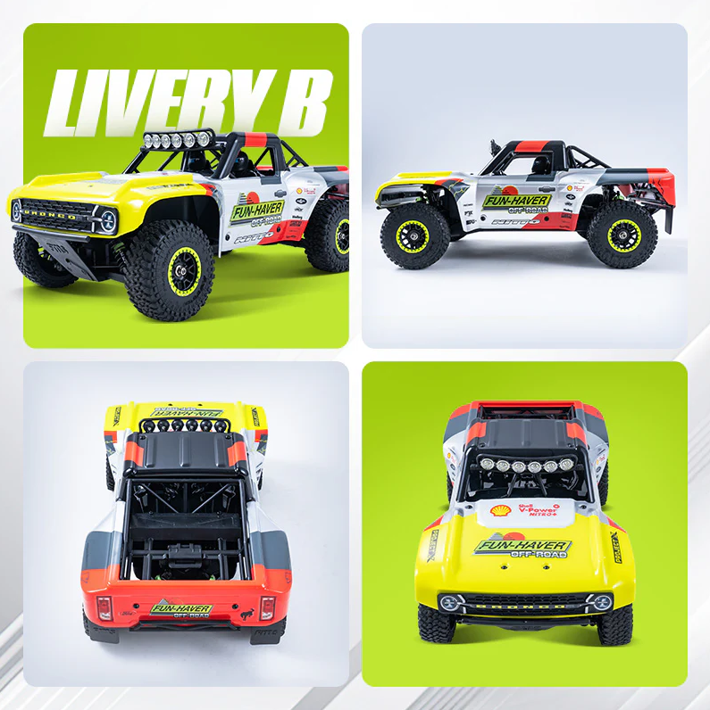 New Product ! FMS 1:18 FSC18 Ford Bronco RS RTR EB Brushed / Brushless RC Turck