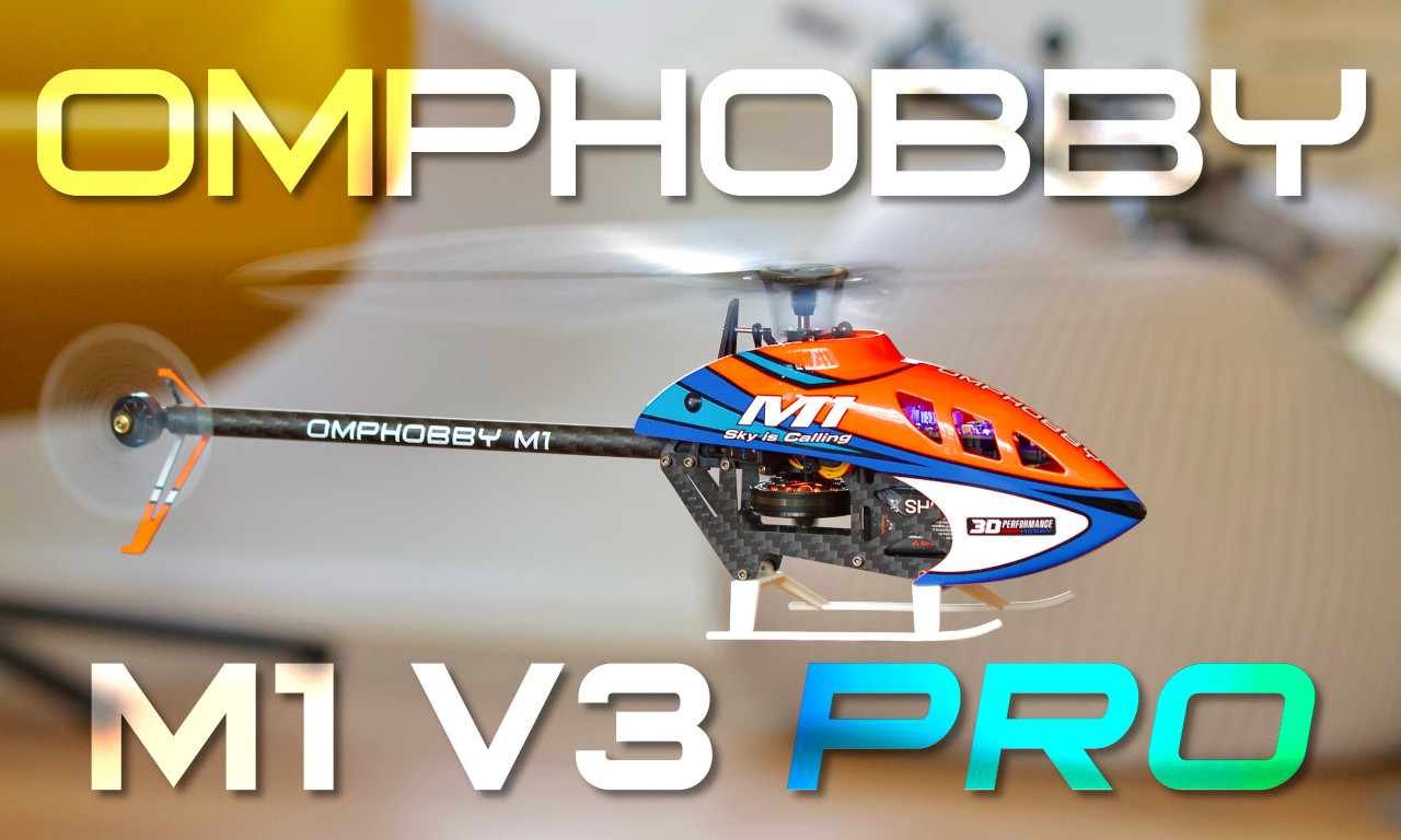 OMPHOBBY M1 V3 PRO 3D RC Helicopter BNF Without Transmitter