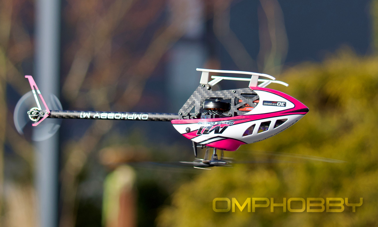 OMPHOBBY M1 V3 PRO 3D RC Helicopter BNF Without Transmitter 