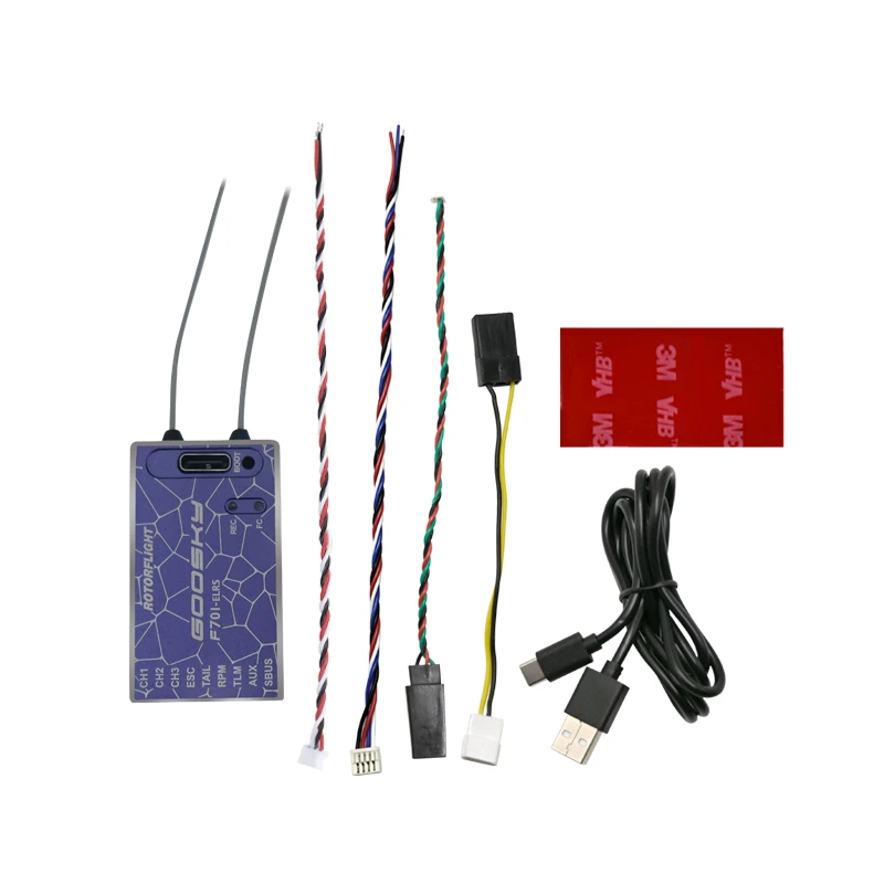 Goosky F701 ELRS Flight Controller Module for Over 500 Class RC helicopters