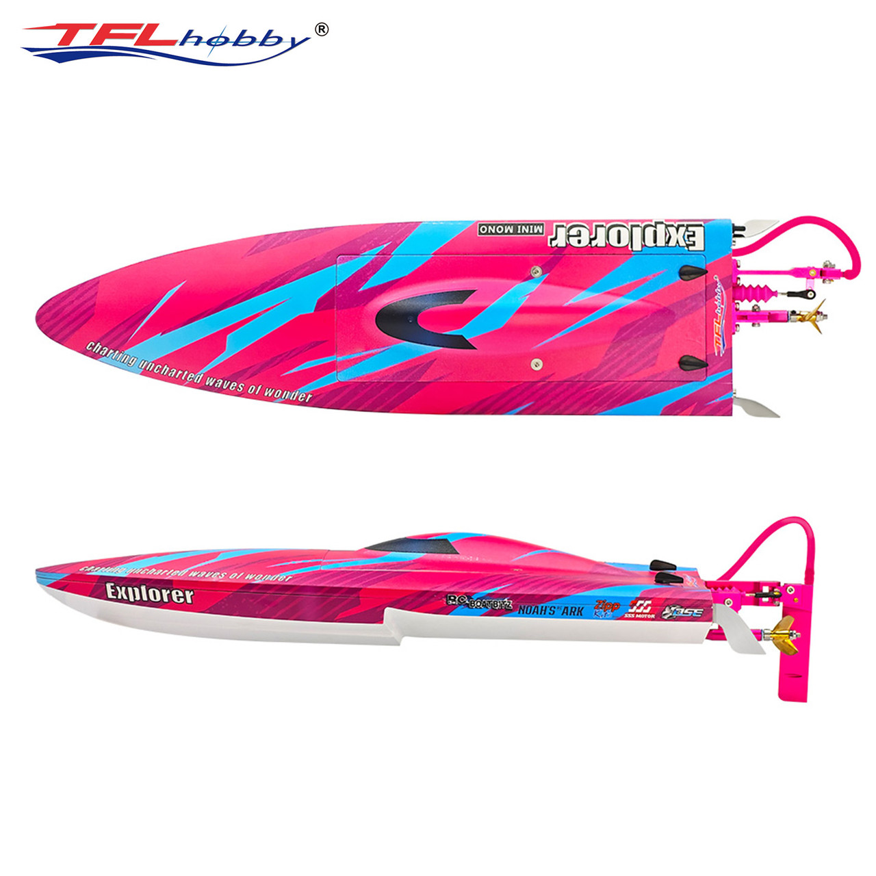 TFL 450mm Explorer ABS RC Speed Boat 1158 RTR 2.4GHz Remote
