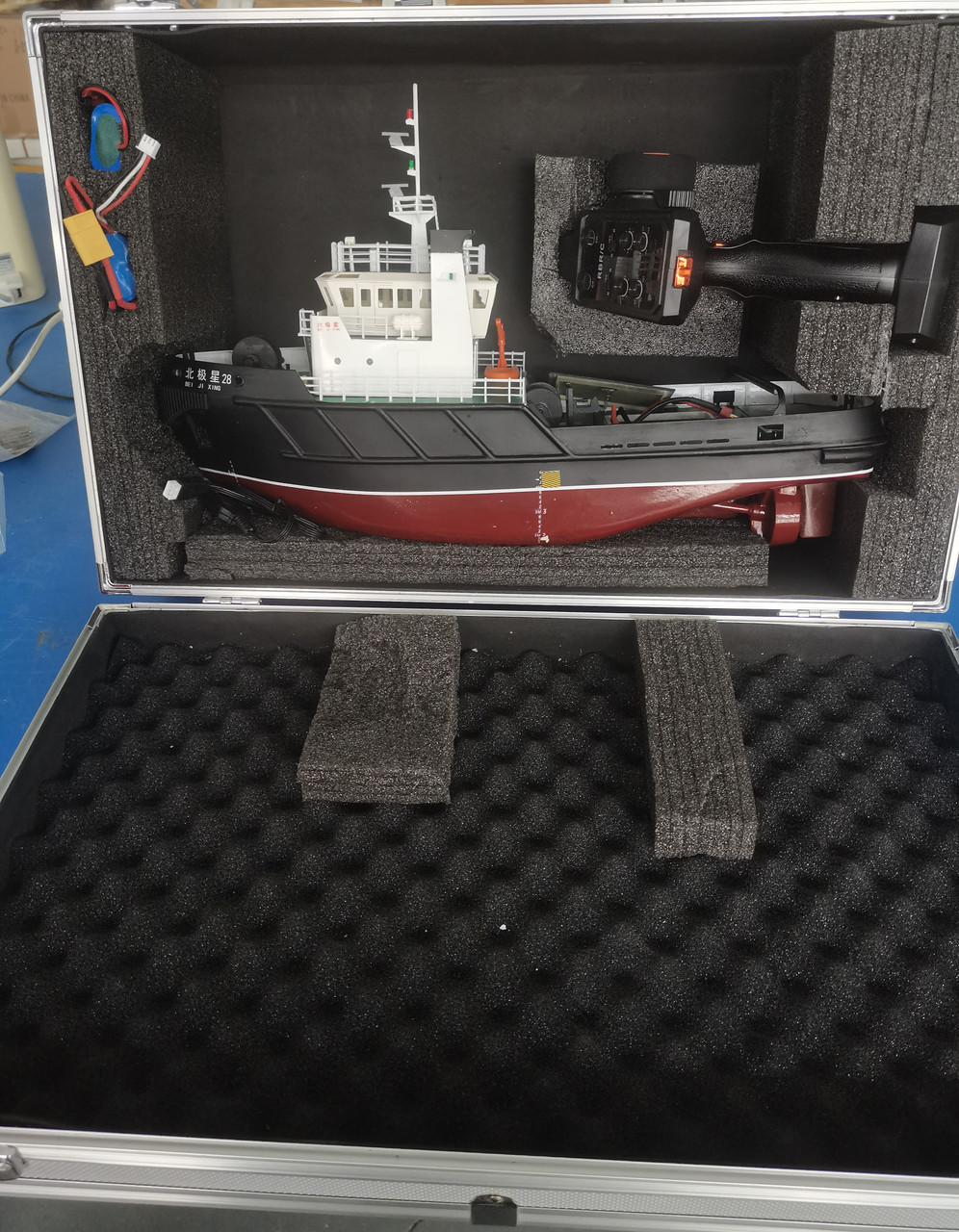 Beili Remote Contlrol RC 1/75 Beijixing Tugboat RTR with Double 280 Brushed Motor, 2.4GHz 6CH radio set