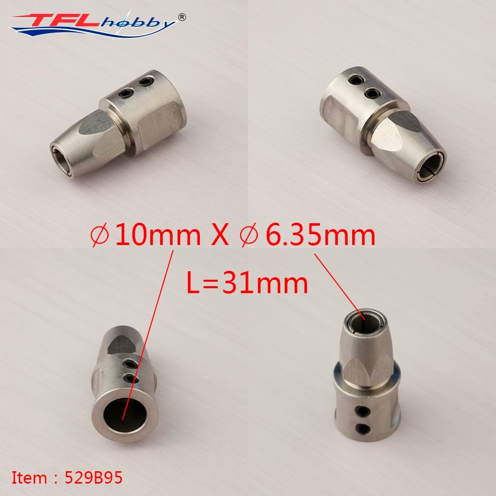 TFL 10*6.35mm Coupler 529B95 1PC for RC Boat
