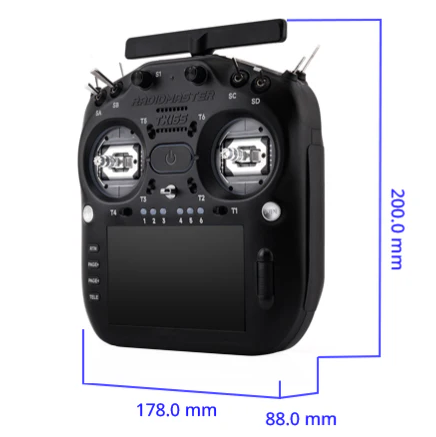 TX16S MK3 Radio Controller (ELRS / M2) FCC Region, Black