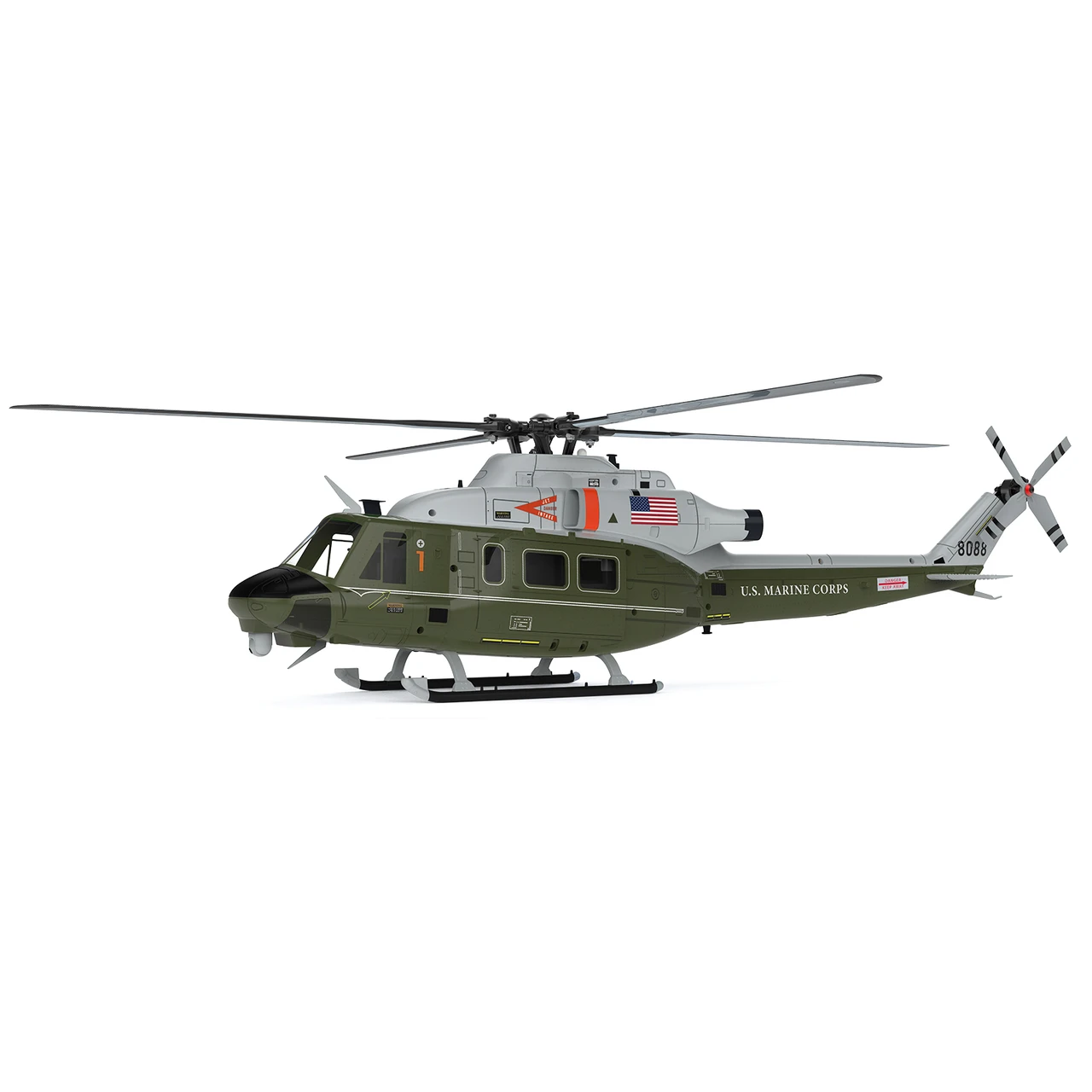 2026 New GOOSKY E2 Marine One GPS Scale RC Helicopter Military Appearance Portable Handheld Case RTF Version
