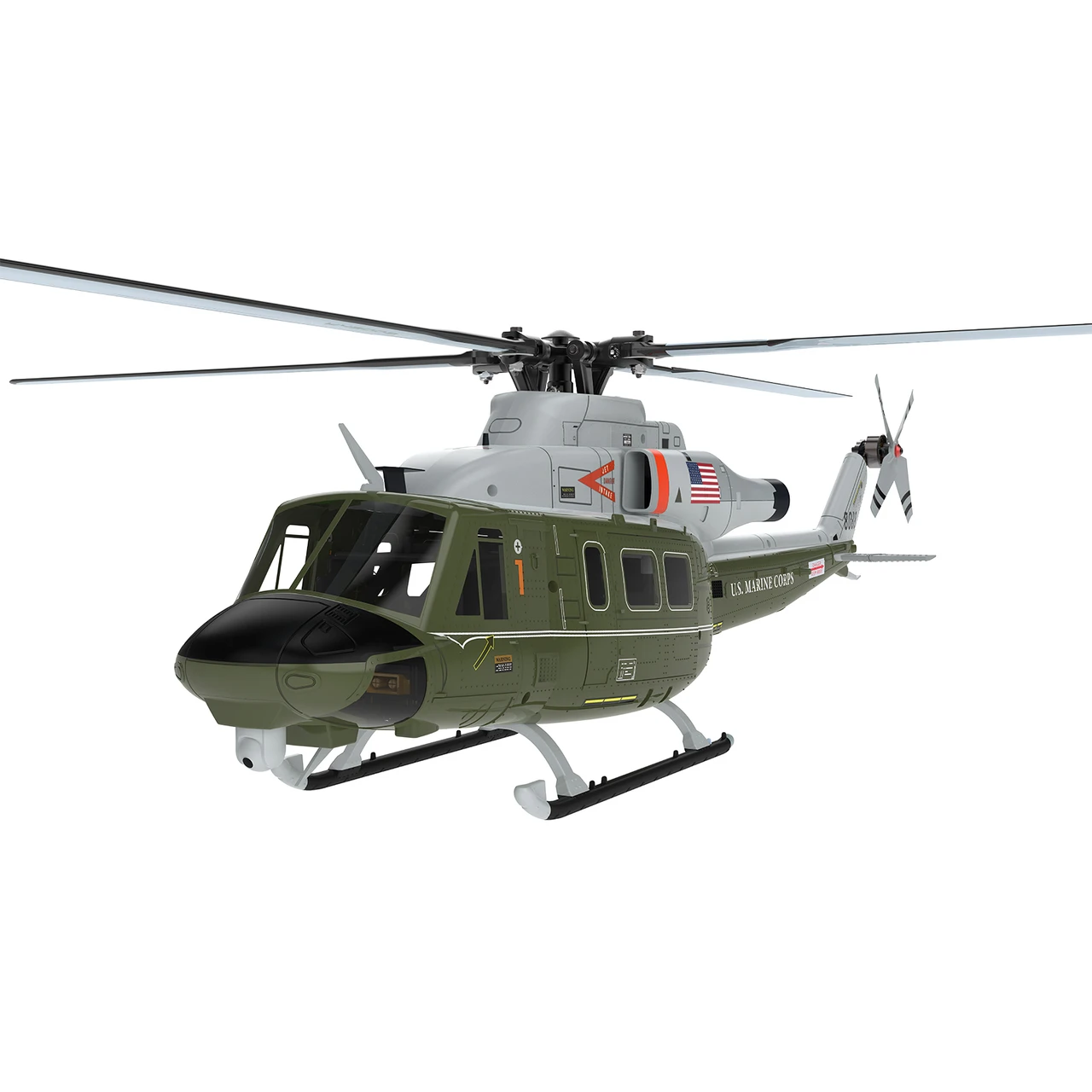 2026 New GOOSKY E2 Marine One GPS Scale RC Helicopter Military Appearance Portable Handheld Case RTF Version