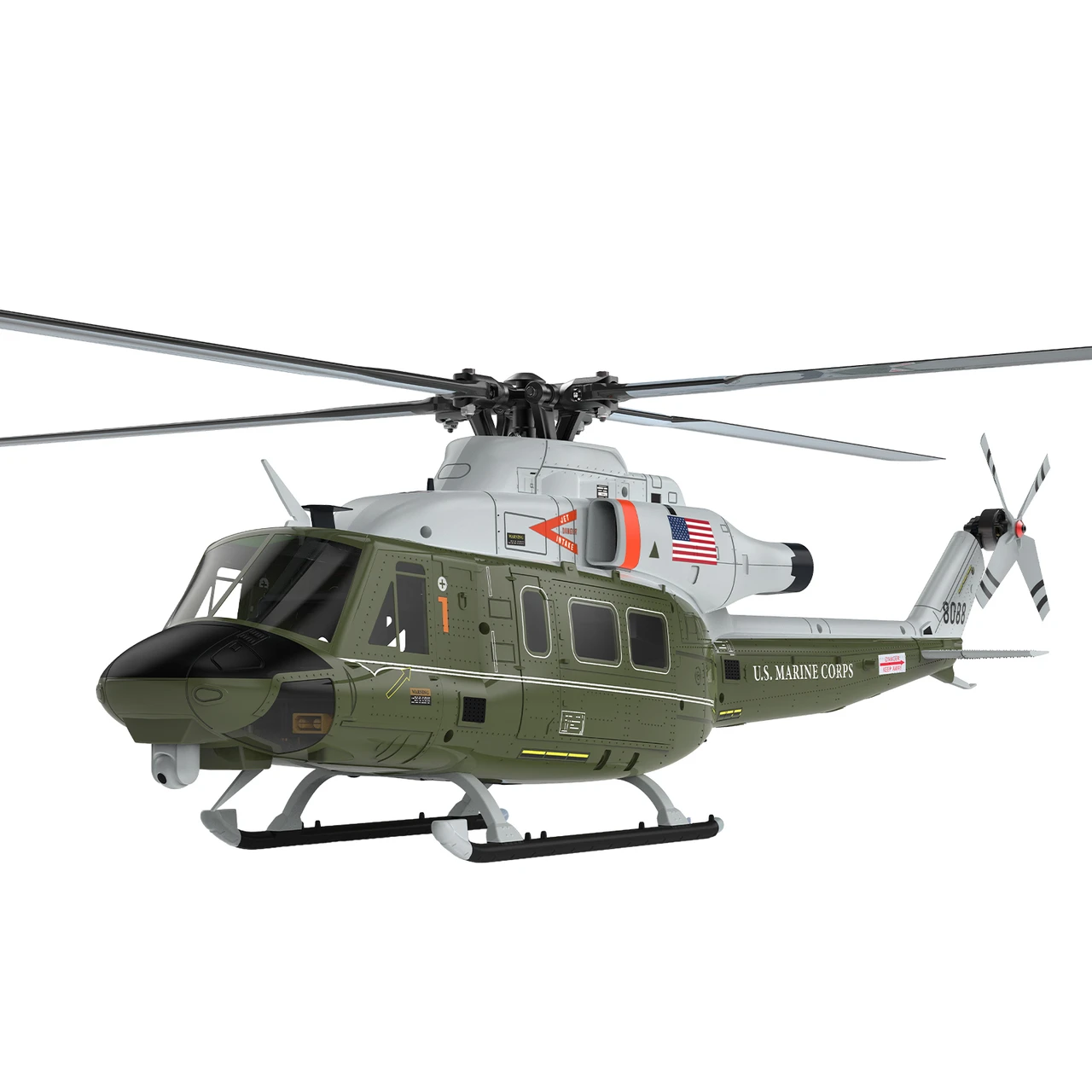 2026 New GOOSKY E2 Marine One GPS Scale RC Helicopter Military Appearance Portable Handheld Case RTF Version
