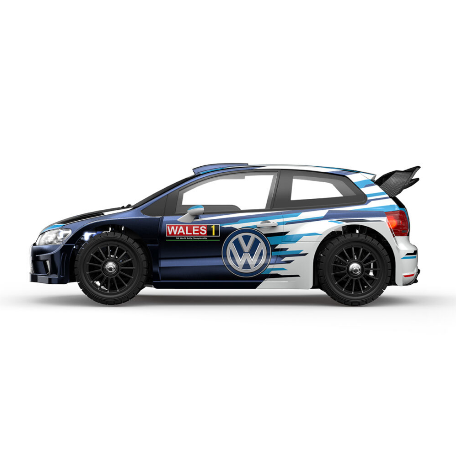 MJX Hyper Go 14304 1/14 Volkswagen Polo R WRC Brushless RC Rally Car – RTR, Official VW Licensed [14304]