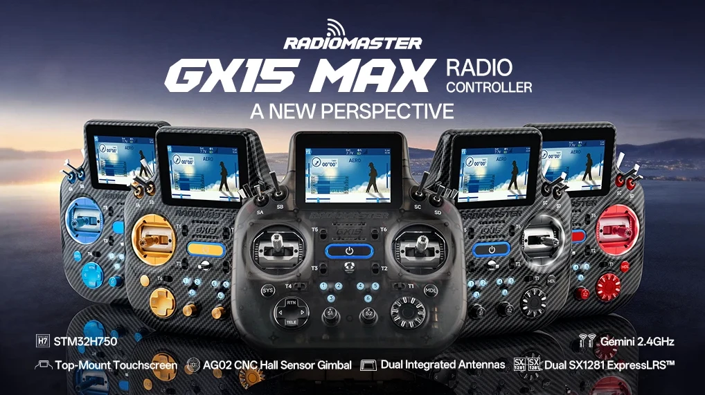 Pre-order! Radiomaster GX15 MAX Radio Controller FCC Region ExpressLRS Version