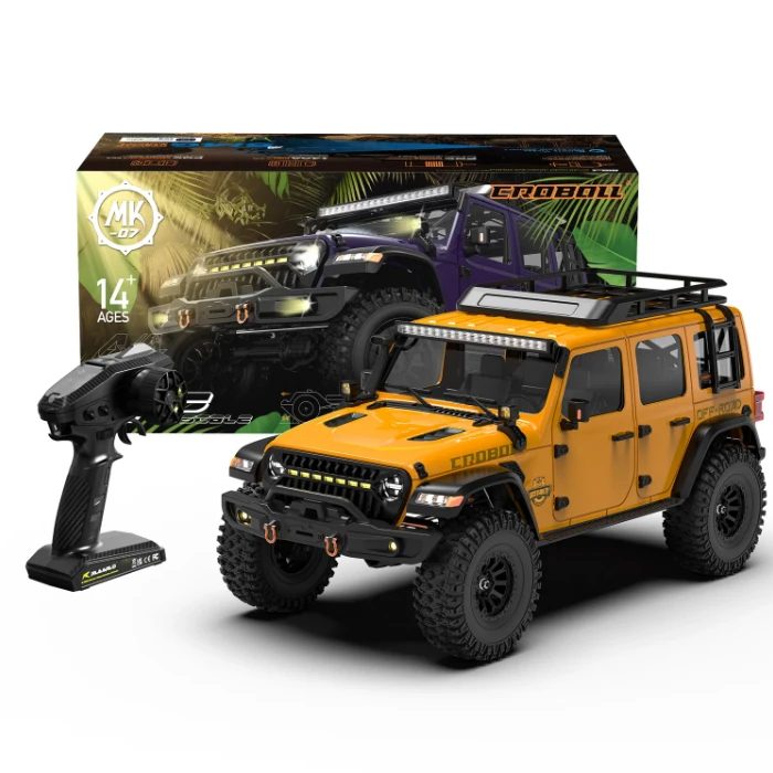 Rlaarlo 1/7 Scale 4WD Brushed ARTR RC Crawler MK-07 V2 Without Lipo Battery and Charger