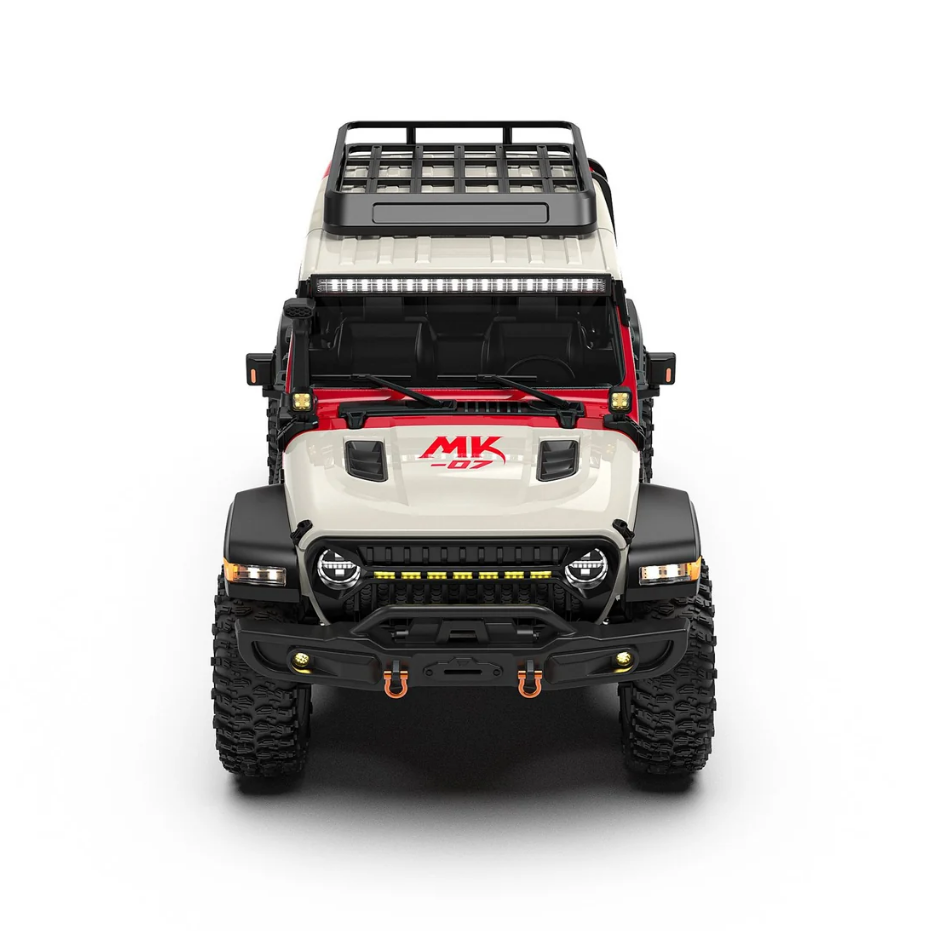 Rlaarlo 1/7 Scale 4WD Brushed RTR RC Crawler MK-07 V2 Hand-Painted Without Lipo Battery and Charger MK07Z-V2