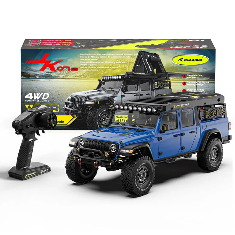 Rlaarlo 1/7 Scale 4WD Brushless RTR RC Crawler JK07Pro-BS