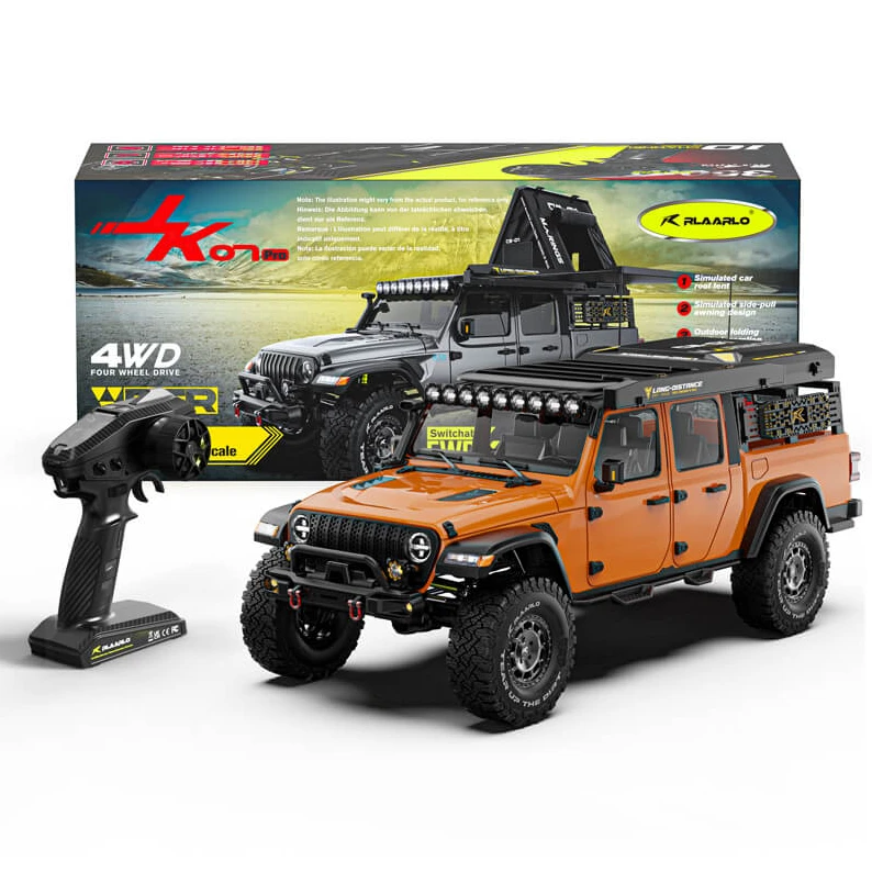 Rlaarlo 1/7 Scale 4WD Brushless RTR RC Crawler JK07Pro-BS