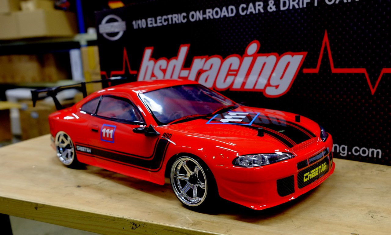 RED CAT /BSD BS208T RC Pro Drift car, Carbon Fiber / Brushless / LED light  version RTR