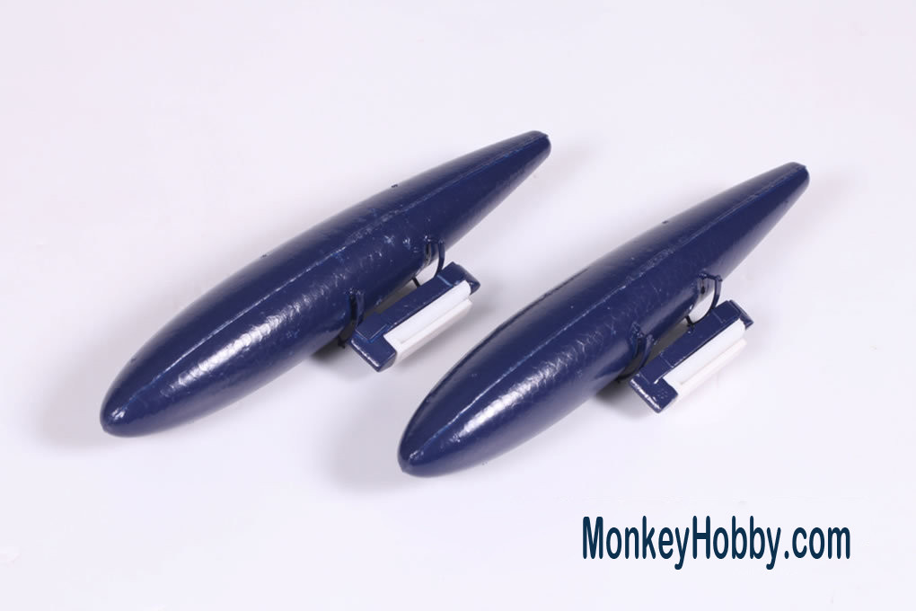 FMS 800mm F4U Corsair V2 Drop Tank Set - MonkeyHobby.com