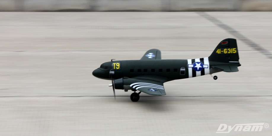 Dynam RC Airplane C-47 Skytrain Made of EPO Material DY8931 PNP