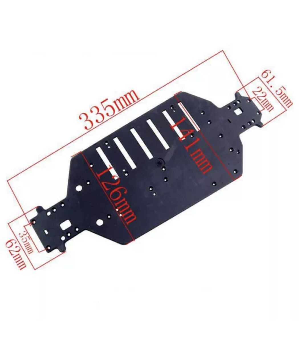 HSP RC CAR PARTS 03601/04001 Chassis 1/10 Scale Spare Part For HSP