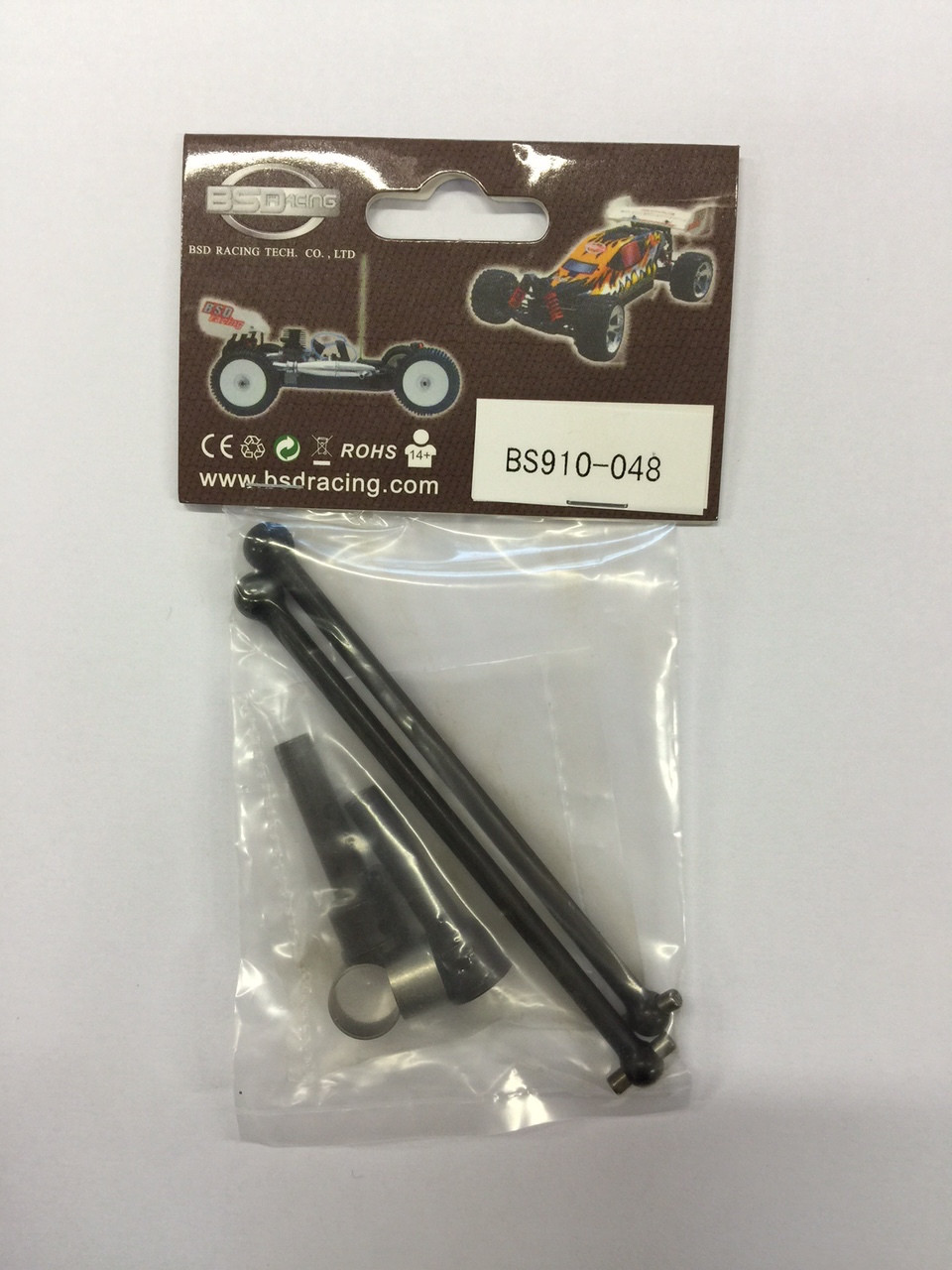 BSD/RED CAT RC CAR PARTS 1/10 Monster BS910-048 Transverse Drive Shaft Set