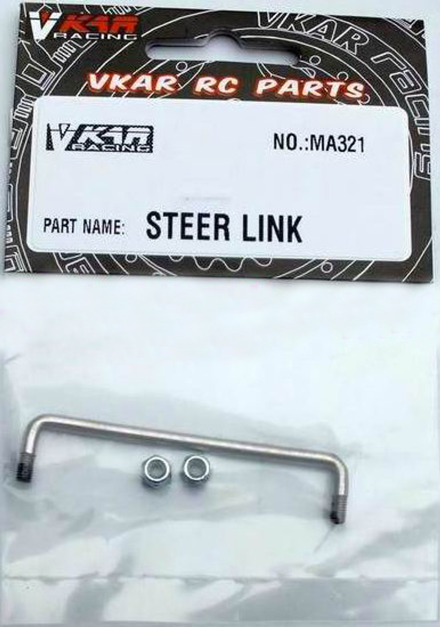 Vkar  RC CAR PARTS 1/10 Bison and 1/10 Short Course Truck X10 V2 STEER LINK MA321