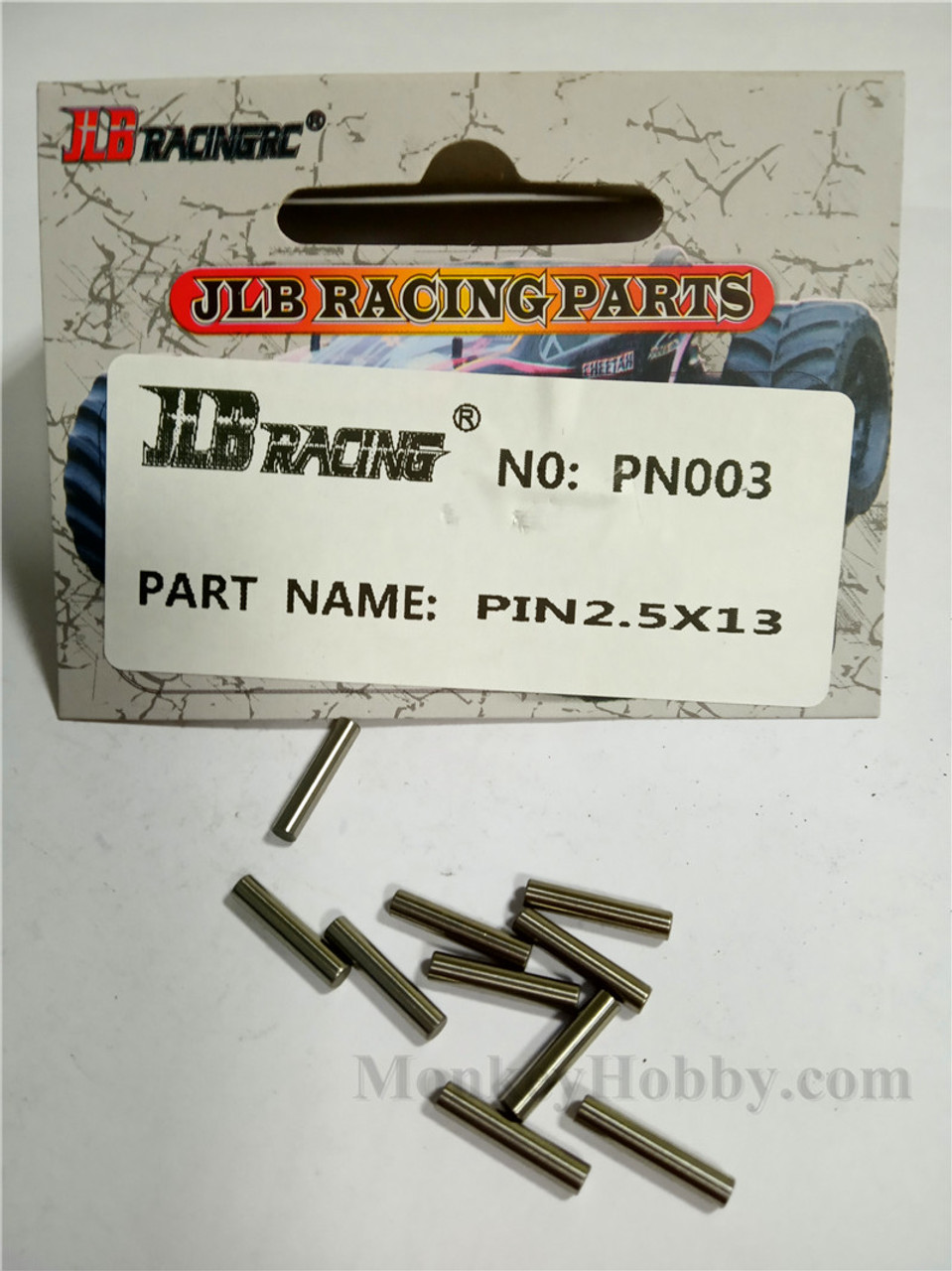 JLB PIN 2.5X13 10pcs PN003 CHEETAH 11101 21101 1/10 RC Car Parts