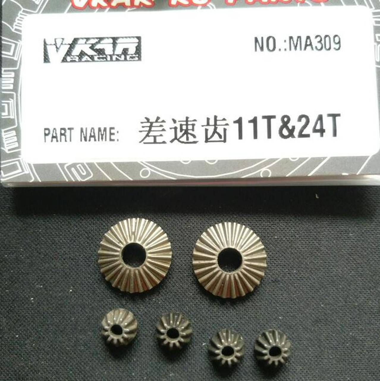Vkar RC CAR PARTS  Bison V1 and 1/10 V.4B BUGGY and 1/10 Short Course Truck X10 V2 MA309 DIFF GEAR 24T & 11T