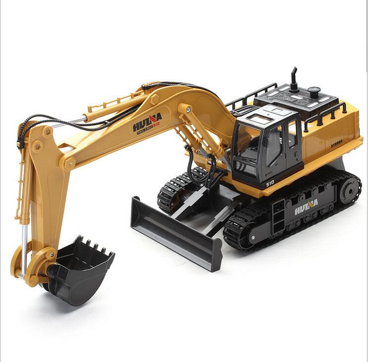 1510 HUINA TOYS 1:16 Scale 2.4GHz 11CH RC Alloy Excavator RTR