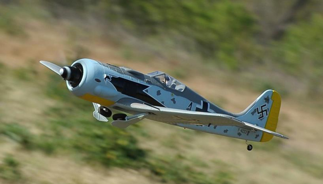 Dynam Focke Wulf FW-190 1270mm 50" Wingspan RC Warbird Plane PNP 