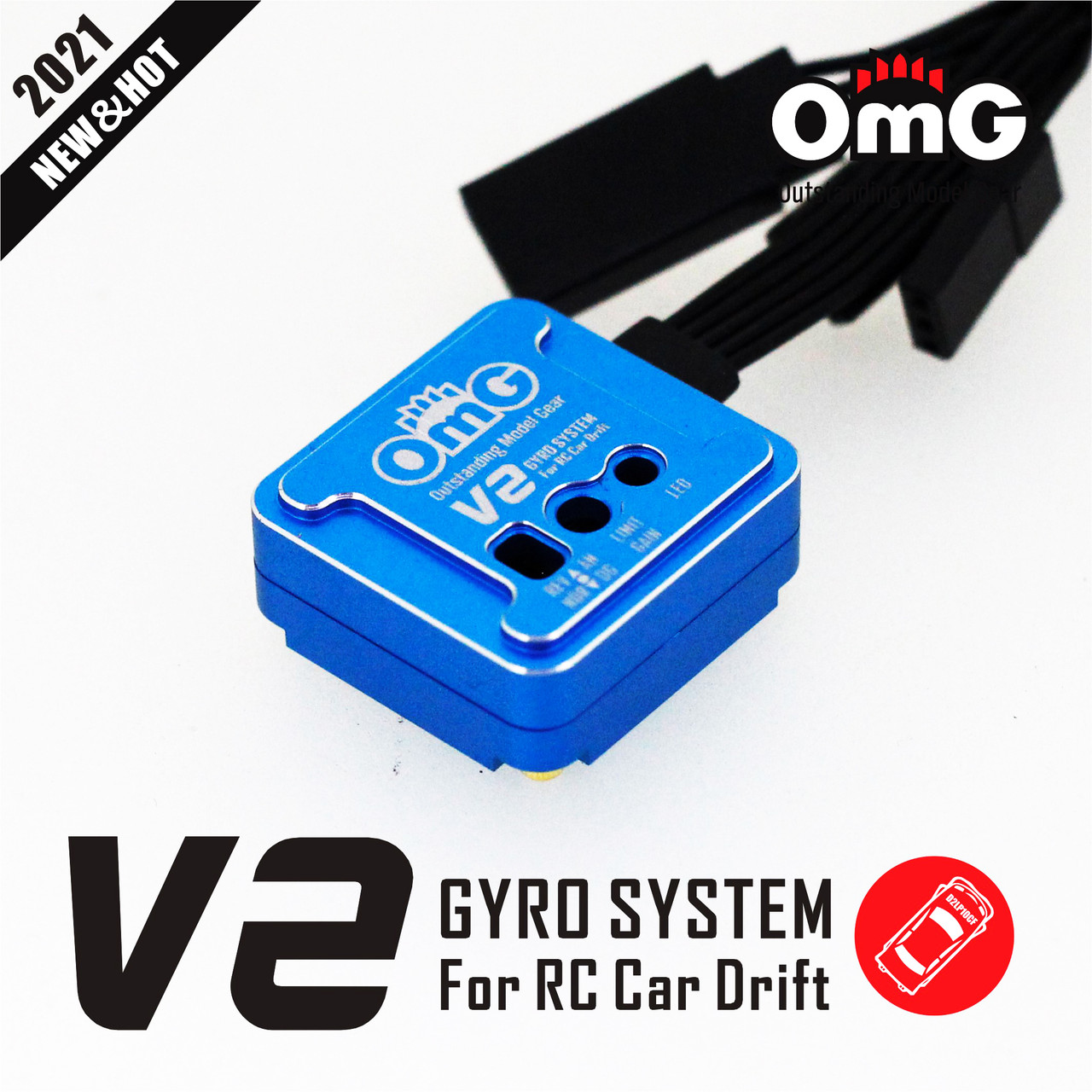 OMG High Stability RC Drift Car Steering Gyro V2 RPG-302