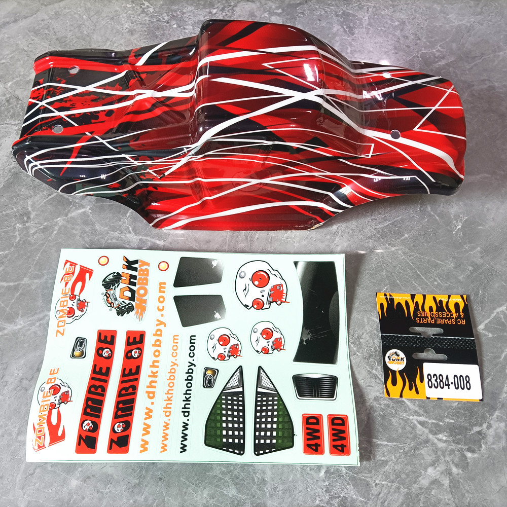 DHK 8384-007 new version Zombie 8e Printed body (PC body) Red color