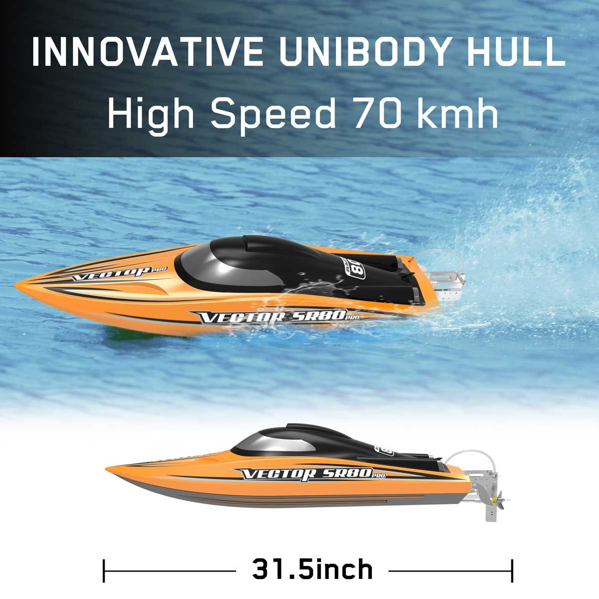 Vector SR80 Pro 44mph Super High Speed Boat