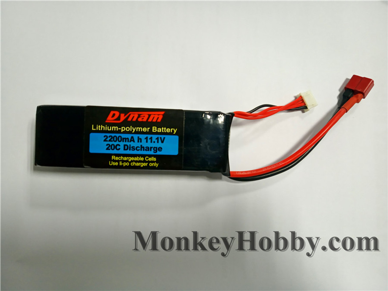 Dynam RC 11.1V 3S 2200mAh 20C Rechargeable Lipo Battery T / XT60 Plug DY-6006
