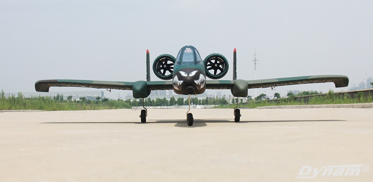 Dynam A-10 Thunderbolt II V2 Green 4S Twin 64mm EDF RC Jet 