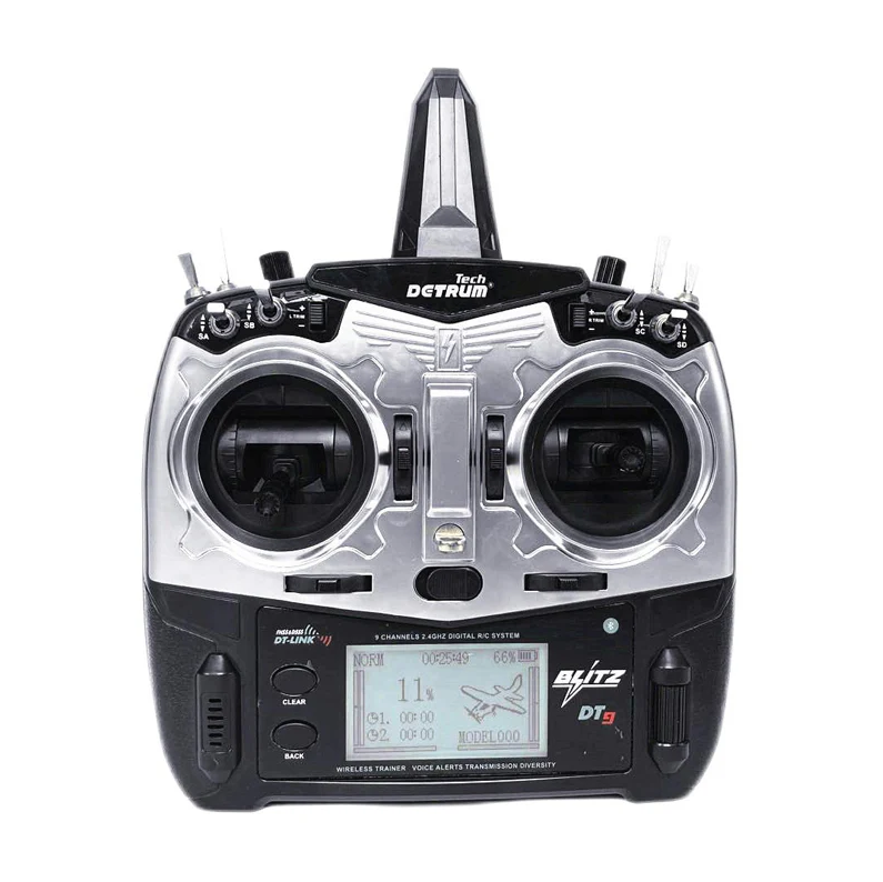 Dynam Detrum Blitz-DT9 9CH Smart Transmitter Only DTM-T015 , Telemetry/ Programming (TX only)