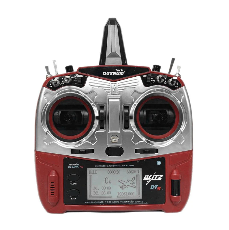 Dynam Detrum Blitz-DT9 9CH Smart Transmitter Only DTM-T015 , Telemetry/ Programming (TX only)