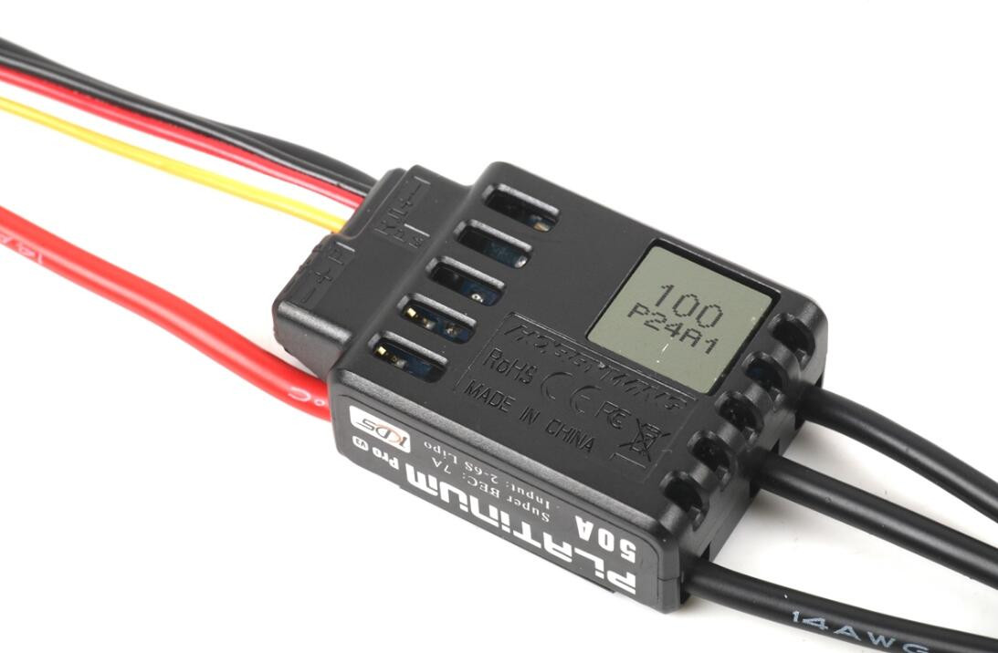 RC MODEL HOBBY WING PLATLNUM-50A-V3 BRUSHLESS MOTOR ESC SPEED CONTROLLER