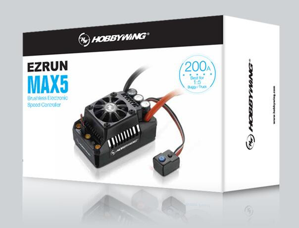 Hobbywing EzRun Max5 V3 200A rc car ESC Speed Controller