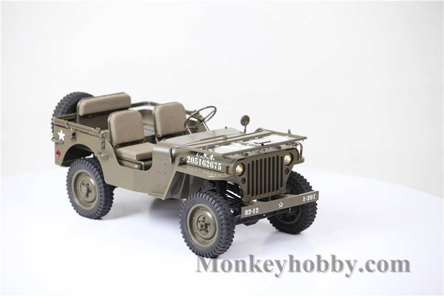 RocHobby 1/6 1941 Military MB Scaler RTR RC CAR Kit ROC001RS