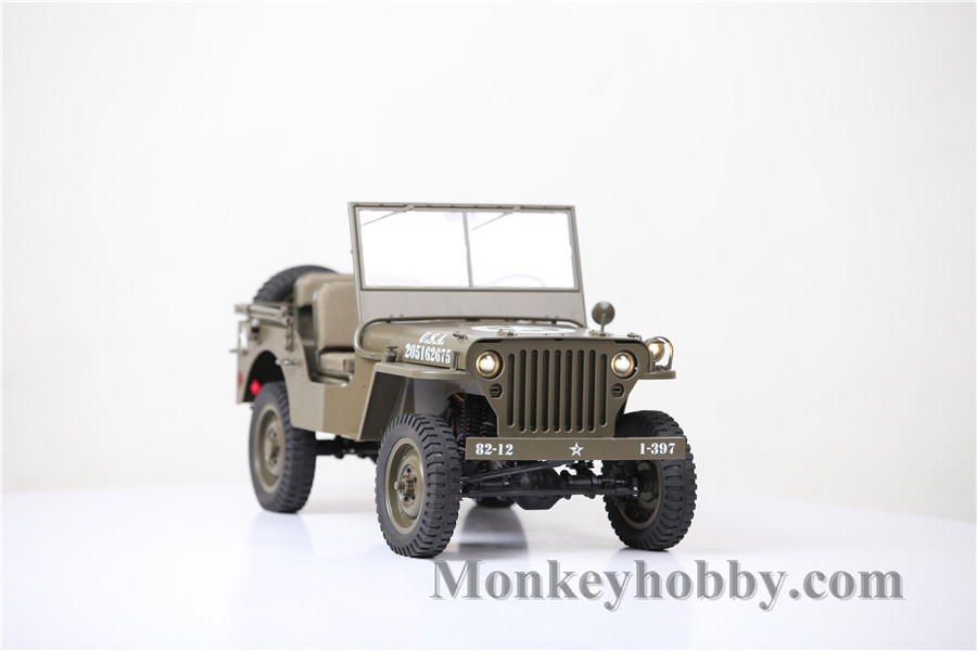 RocHobby 1/6 1941 Military MB Scaler RTR RC CAR Kit ROC001RS