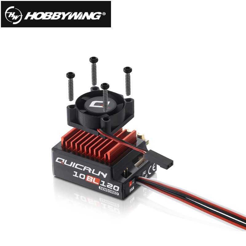 Hobbywing QUICRUN 10BL120 SENSORED ESC 1/10th scale 120A sensored