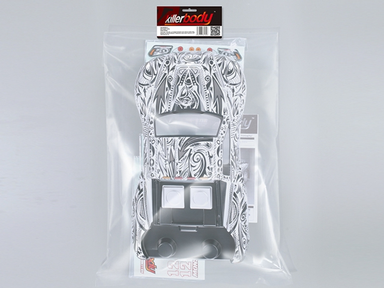 Killerbody 1/10 Short Course Truck  MONSTER  Body Shell  Tattoo graphics (Printed) 48165 Can be used with Traxxas/HPI/ AE Killerbody 1/10 Short Course Truck  MONSTER  Body Shell  Tattoo graphics (Printed) 48165 Can be used with Traxxas/HPI/ AE