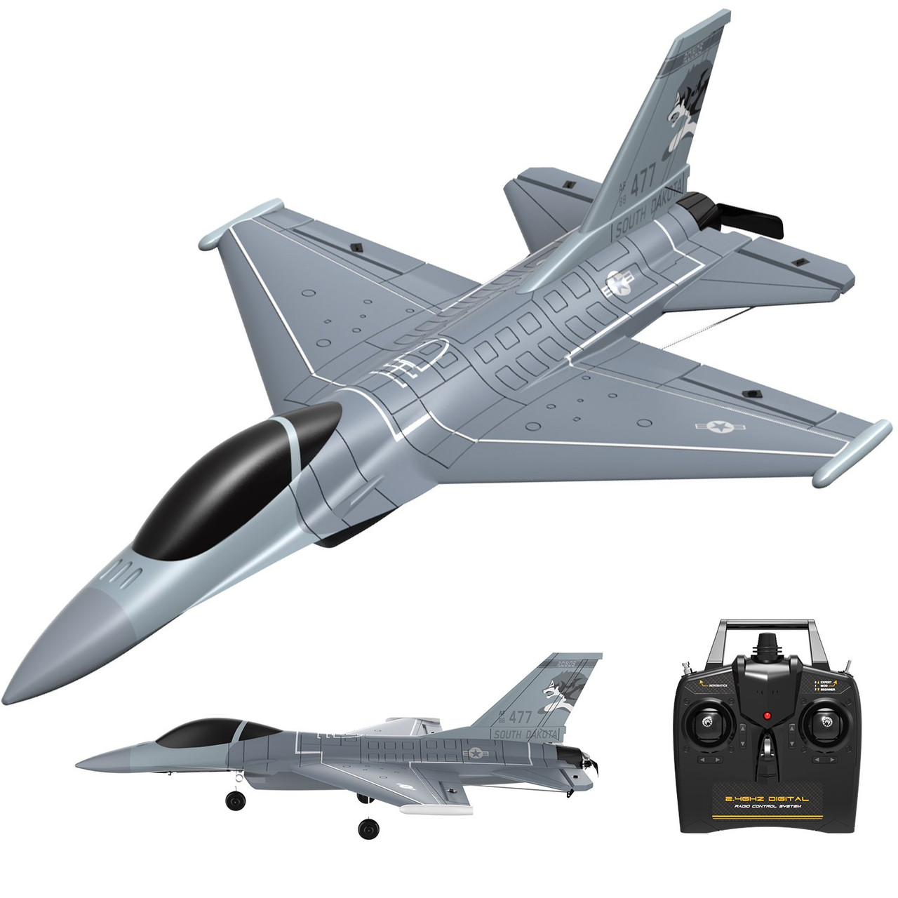 VOLANTEXRC 4-CH Jet F-16 Fighting Falcon RTF With Xpilot