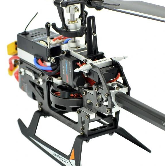 OMPHOBBY M2 V2 3D Flybarless Dual Brushless Motor Direct-Drive RC