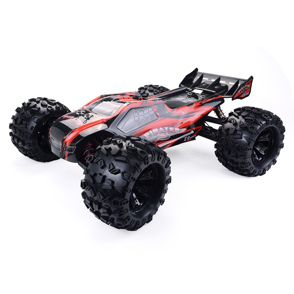 ZD Racing 1/8 Remote Control 9021-V3 Pirates3 Truggy Red RTR