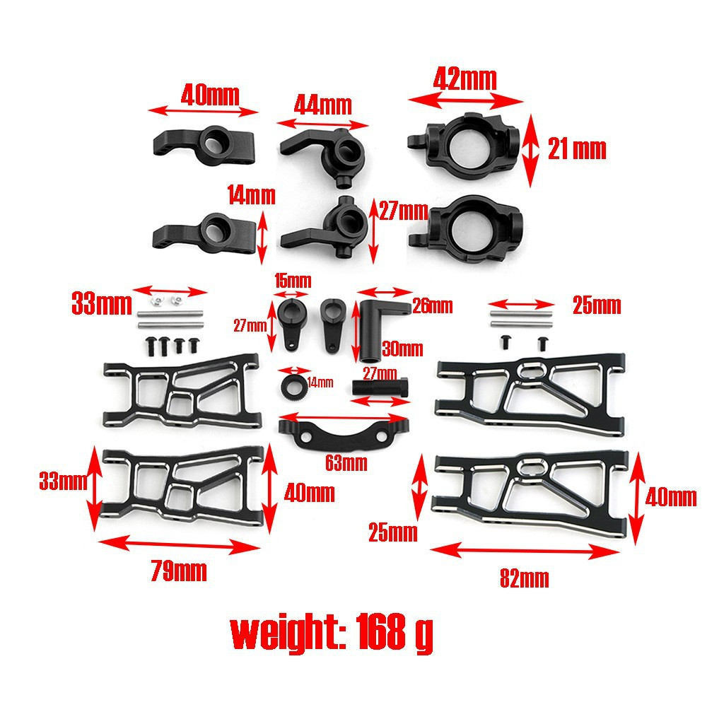 ZD Racing Rocket 1/10 DBX-10 Alumium Metal Upgrade parts